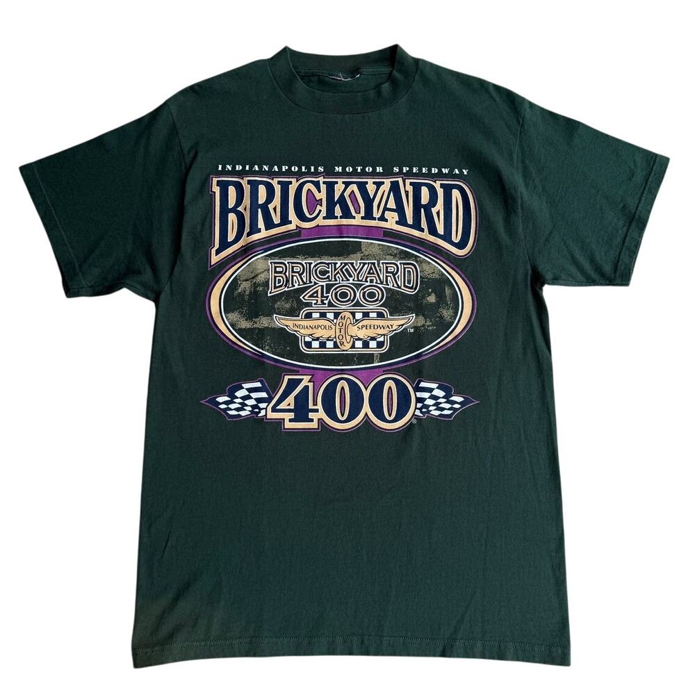 Vintage Brickyard 400 Indianapolis Motor Speedway Nascar Racing Shirt Size Large